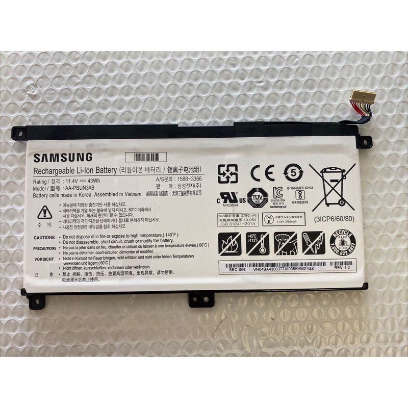 Pin Laptop Samsung AA-PBUN3QB AA-PBUN3AB NP740U5L NP740U5M-X01US NP530E5M NP740U3L NP530E5M NP730QAA NP8500GM 500R5M