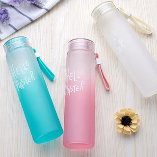 Bình nước Hello Master bình đựng nước thuỷ tinh 500ml
