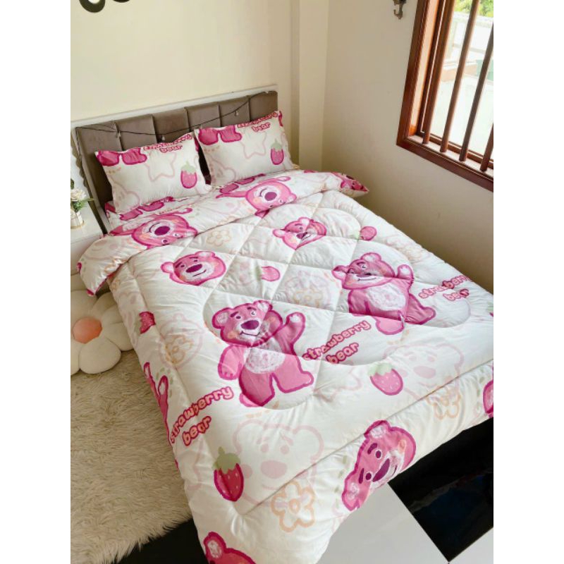 TRỌN BỘ COTTON POLY 5 MÓN CHĂN PHAO DÀY DẶN HÀNG NHIỀU MẪU - ĐỦ KÍCH THƯỚC