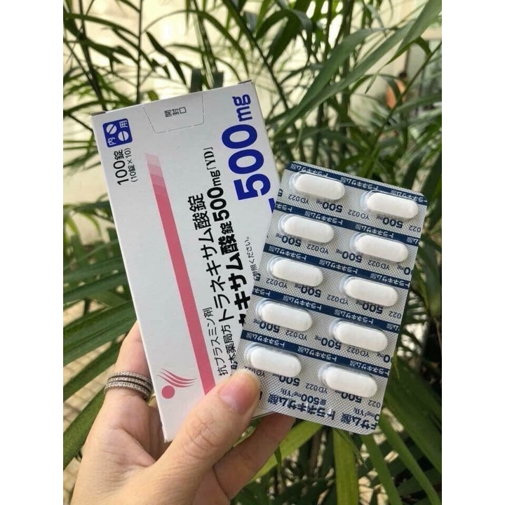Viên uống trắng da, mờ thâm nám Transamin Daiichi-Sankyo 500mg Nhật Bản - Hộp 100 viên