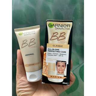 Kem nền Garnier Skin Active BB Cream Naturals Daily All In One Light 50ml.Made in France