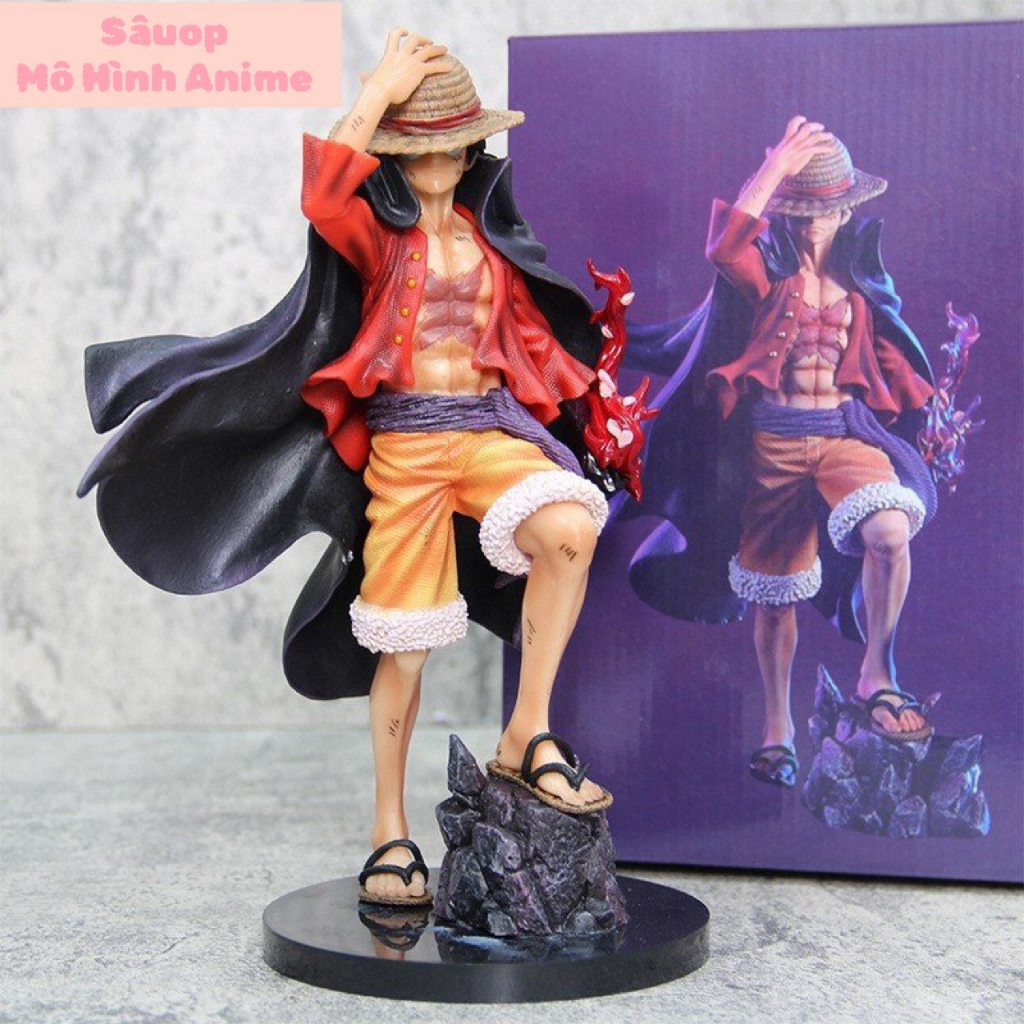 Mô hình One Piece  Monkey D. Luffy tư thế đang bước lên để chiến đấu  Tân Tứ Hoàng Luffy