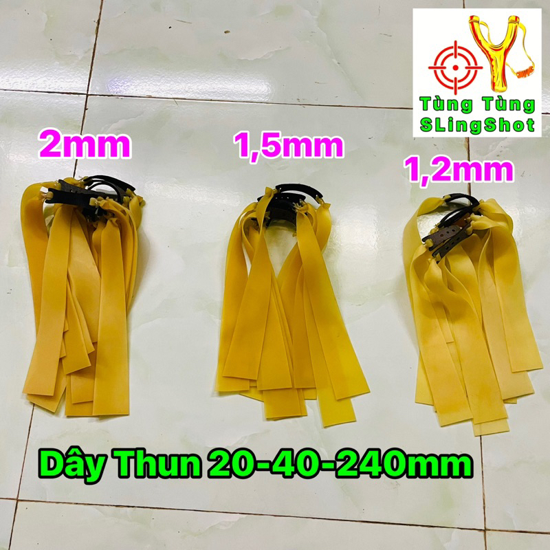 Dây Thun Ná Cao Su 20-40-240mm