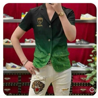 Áo thun nam phong cách sơ mi cổ bẻ