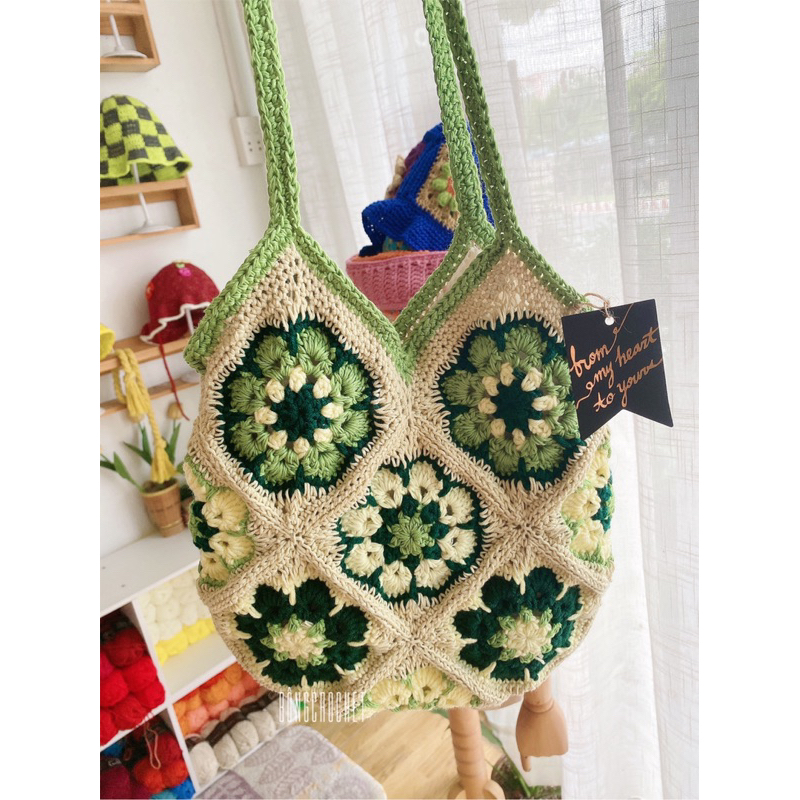 Túi len handmde/crochet  🥦 xinh