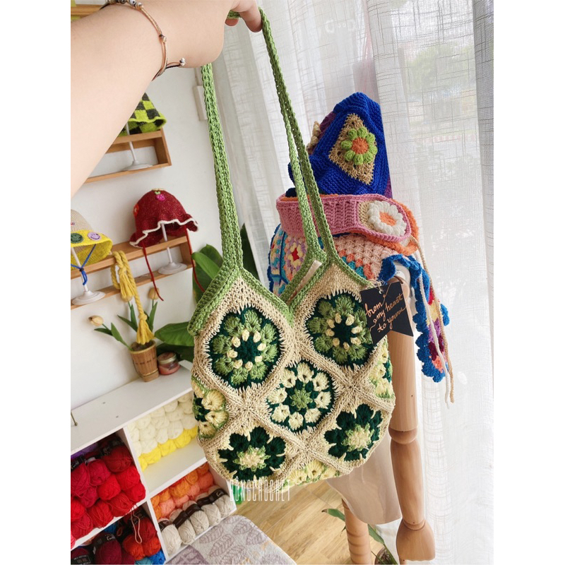 Túi len handmde/crochet  🥦 xinh