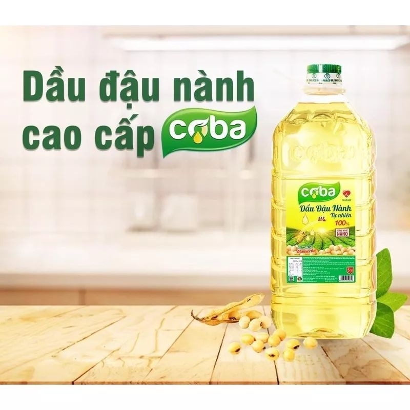 Dầu đậu nành coba 5L, date luôn mới, giá luôn rẻ