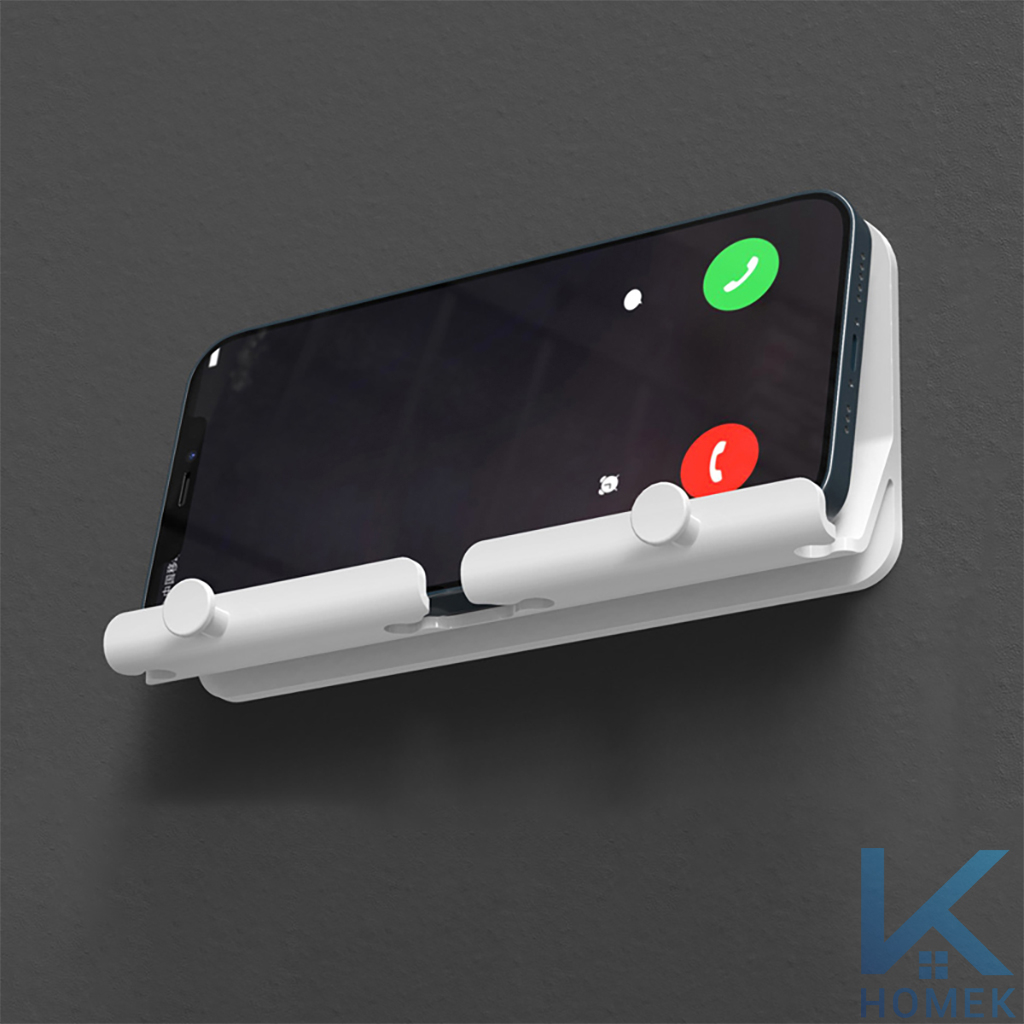 Kệ điện thoại , giá kệ SẠC điện thoại để ipad dán tường tiện lợi, treo dây sạc gọn gàng, sang trọng DTD