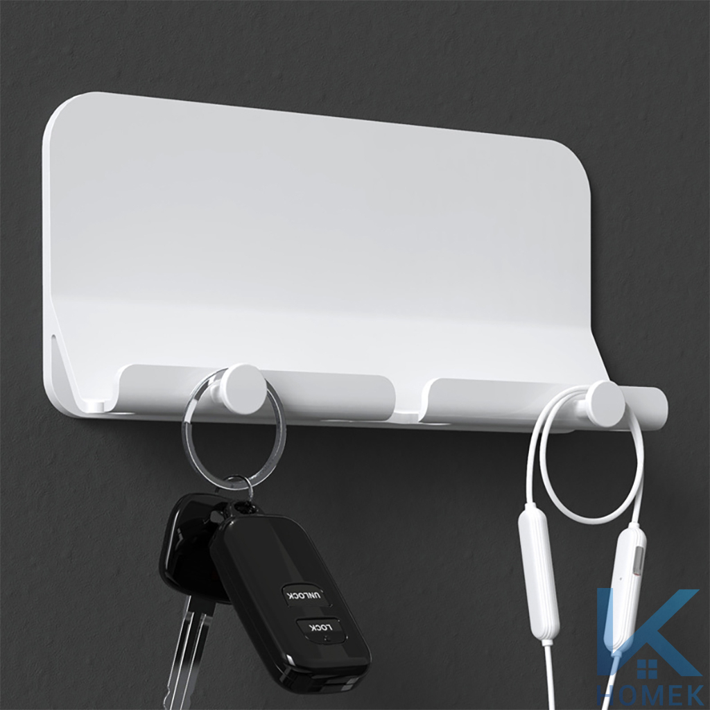 Kệ điện thoại , giá kệ SẠC điện thoại để ipad dán tường tiện lợi, treo dây sạc gọn gàng, sang trọng DTD