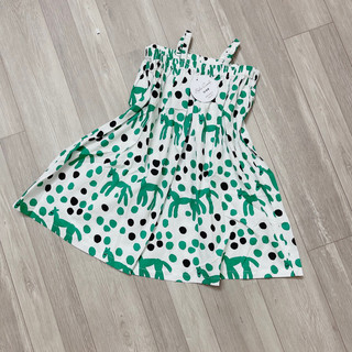 HTK- Váy 2 dây chấm bi xanh Sofia Candy size 12/18m-10y