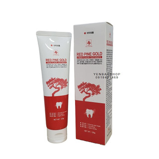 Kem Đánh Răng Tinh Dầu Thông Đỏ Hàn Quốc Giúp Trắng Sáng Răng Tự Nhiên 120gr Hộp