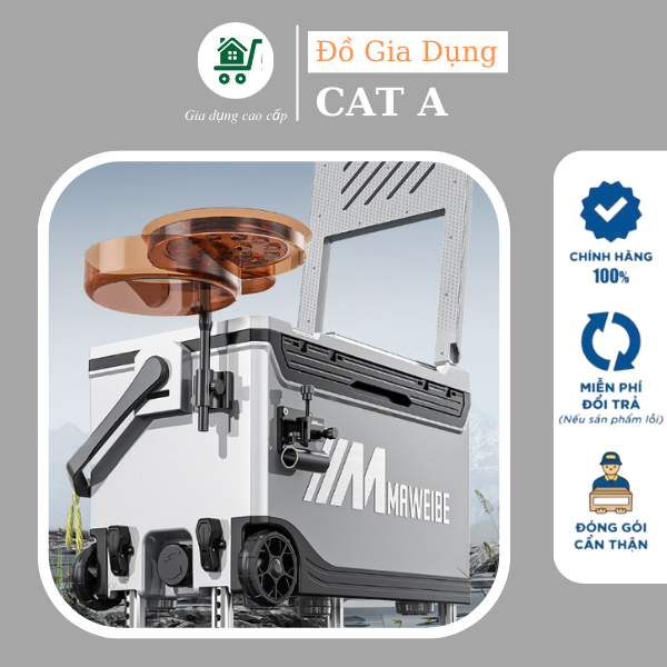 Thùng câu cá - thùng câu đài đa năng có dung tích lớn dễ dàng sử dụng linh hoạt