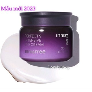 Kem dưỡng VÙNG MẮT ngăn ngừa lão hóa chuyên sâu 9 loại thảo mộc innisfree Perfect 9 Intensive Eye Cream 30mL