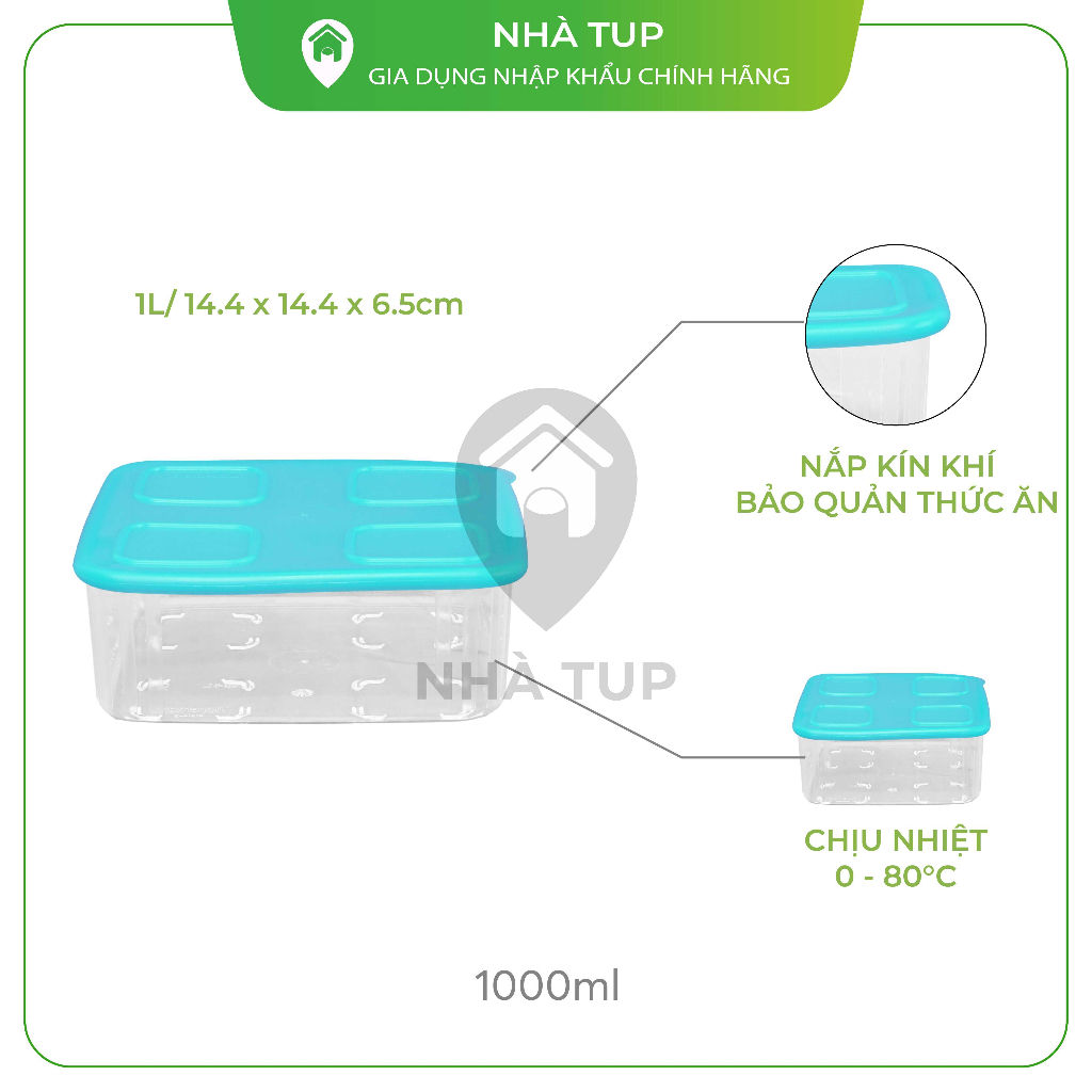 Hộp trữ mát Tupperware Fresh Clear