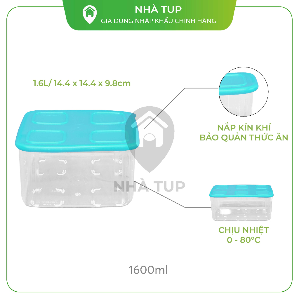 Hộp trữ mát Tupperware Fresh Clear