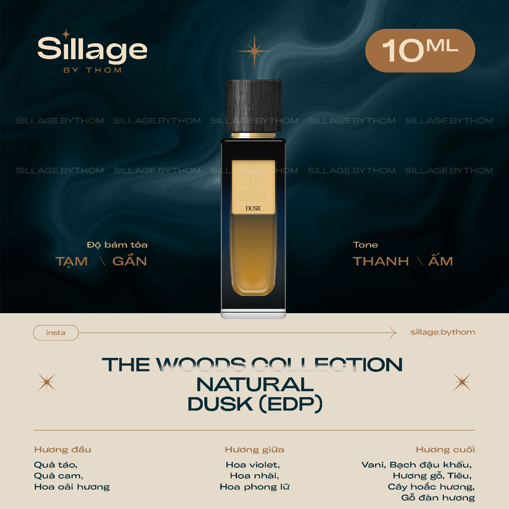 THE WOODS COLLECTION NATURAL DUSK EDP | Mẫu thử nước hoa unisex