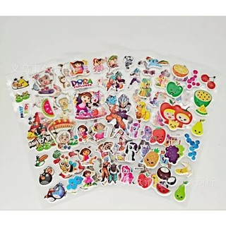 Sét 10 tờ Sticker 3d Không Thấm Nước_Vô vàn mẫu cute lựa chọn cho bé