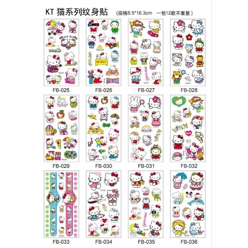 Sticker 3d Không Thấm Nước_Vô vàn mẫu cute lựa chọn cho bé