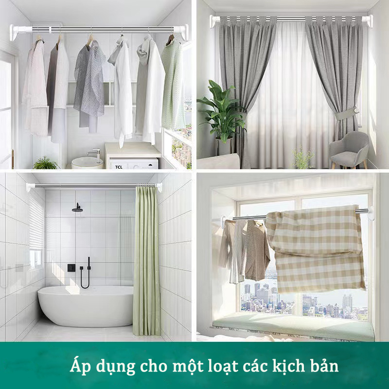 Thanh phơi rộng không đục lỗ và thanh phơi quần áo