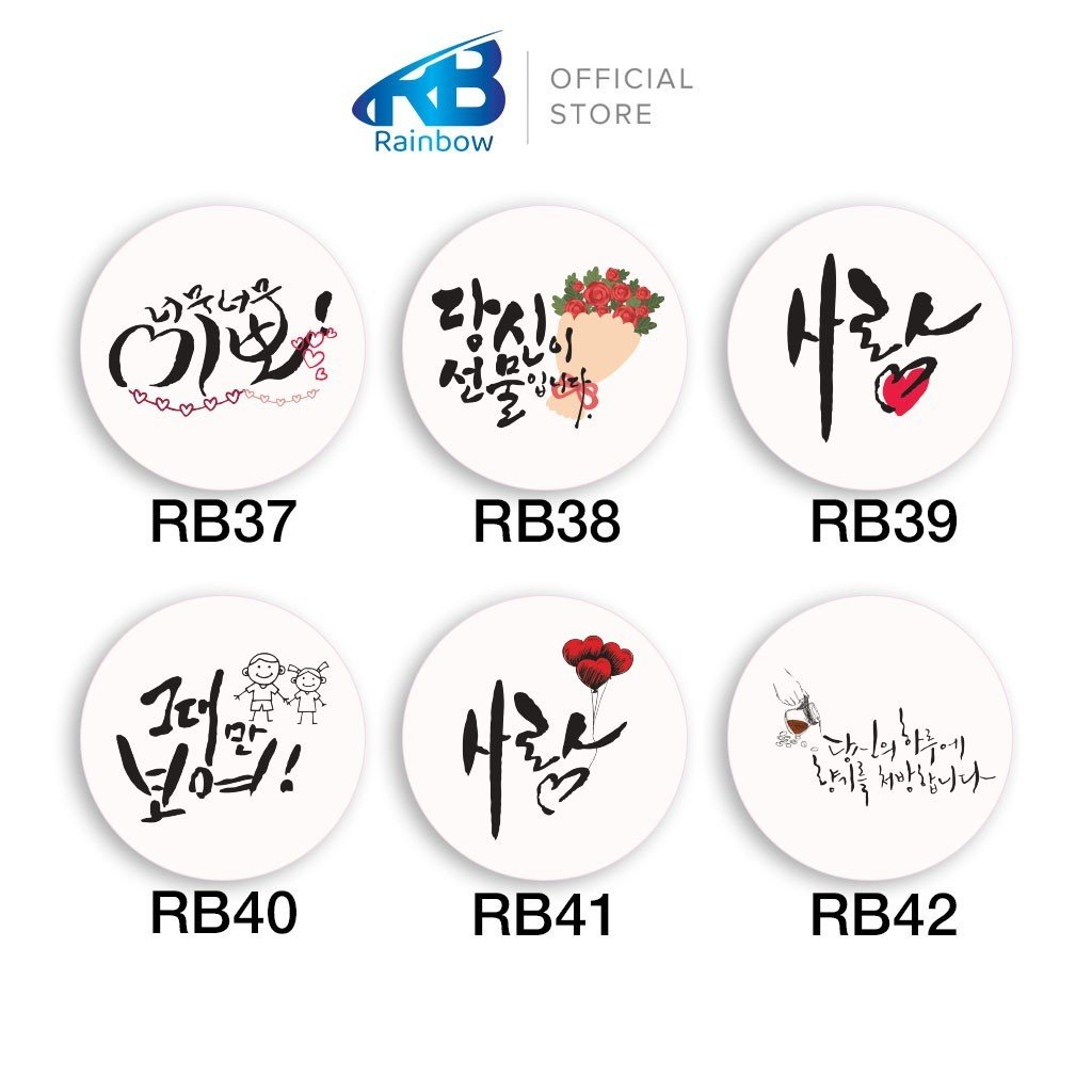 Đế lót ly giấy, thấm nước ,phong cách hàn quốc.