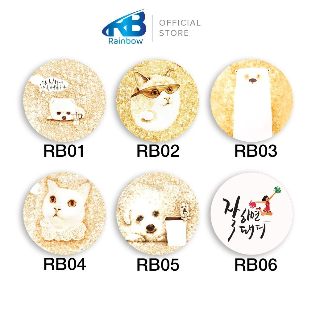 Đế lót ly giấy, thấm nước ,phong cách hàn quốc.