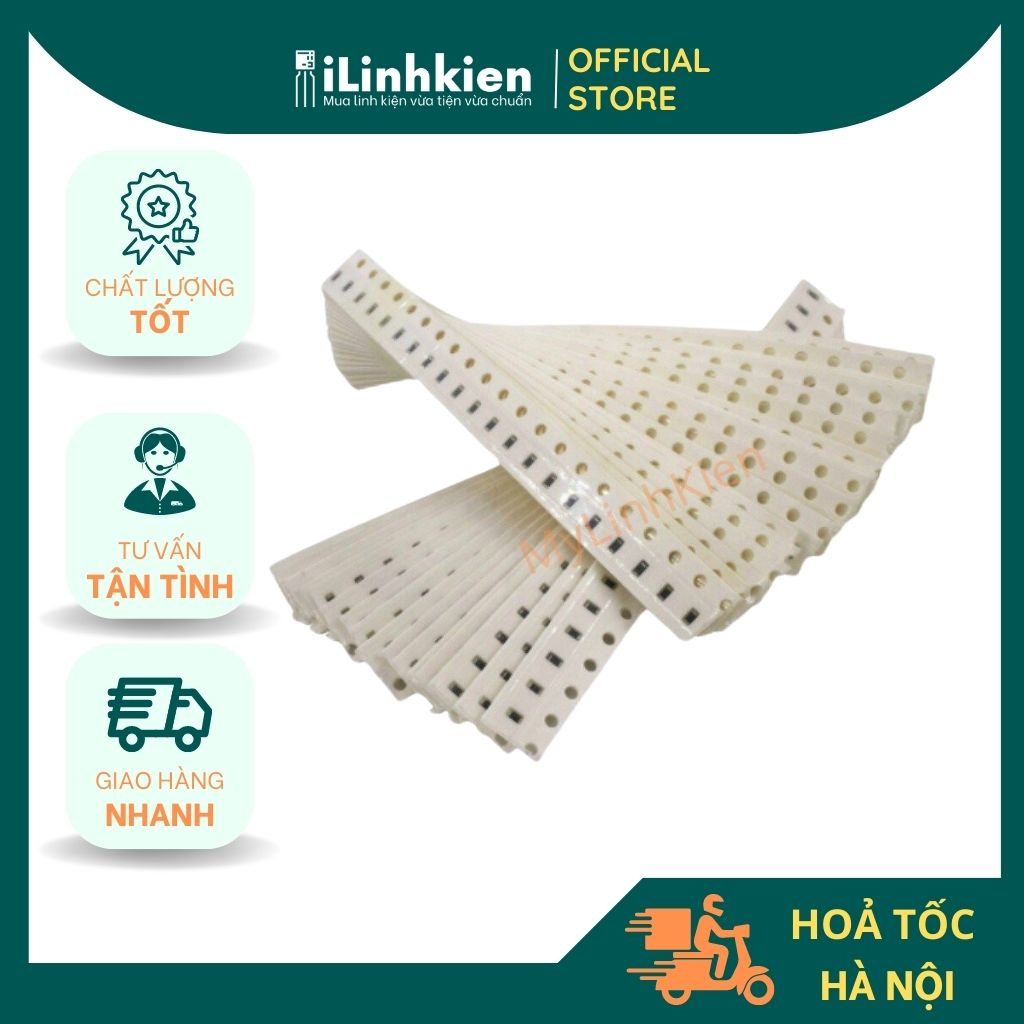 Tụ dán SMD 1206 682-6.8nF 6800pF 50V 10% (dây 10 chiếc).