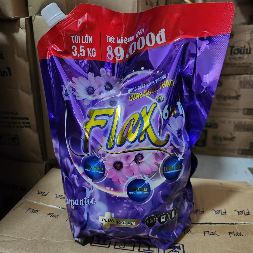 [VIDEO] Nước Giặt Túi FLAX 6 Trong 1 Công Nghệ Thái Lan 3.5 Kg-Siêu Thơm Siêu Lưu Hương