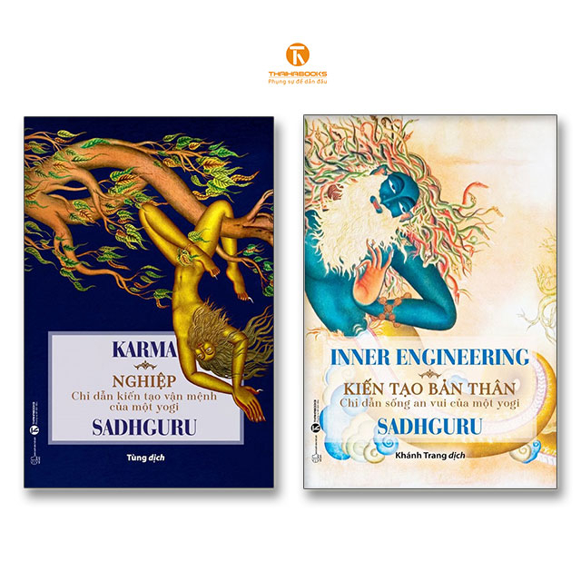 Sách - Combo 2 cuốn của tác giả Sadhguru - Nghiệp + Kiến tạo bản thân