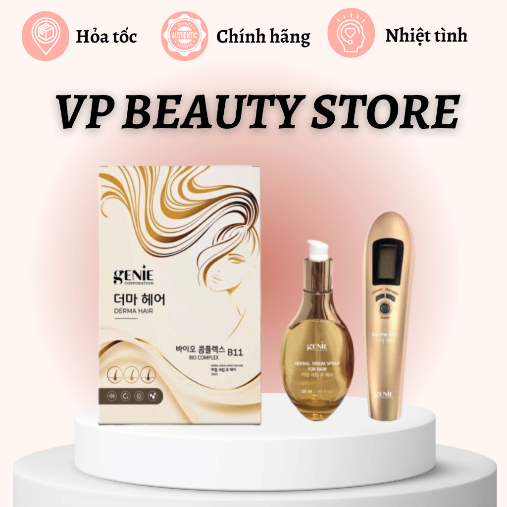 Lược Massage Kích Mọc Tóc Genie Laser Demar Hair Bio Complex B11