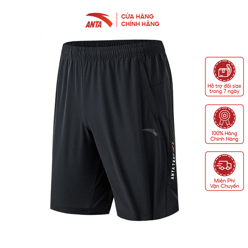 Quần short thể thao nam Cross-training A - CHILL TOUCH Anta Sports 852237524