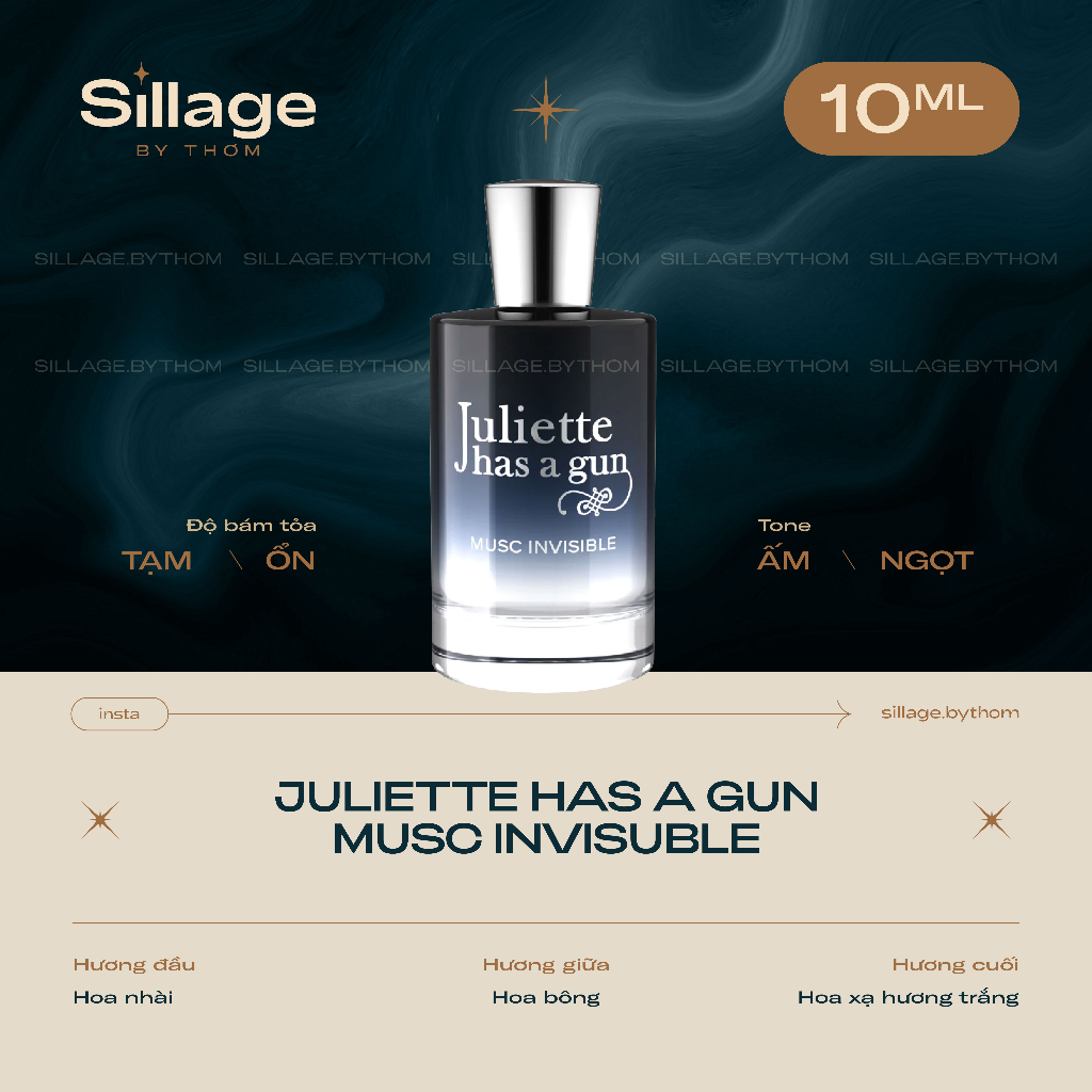JULIETTE HAS A G.U.N MUSC INVISIBLE EDP | Mẫu thử nước hoa unisex