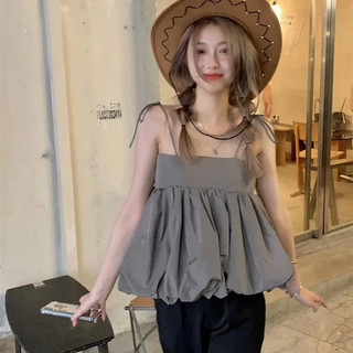 Áo bí 2 dây cột nơ