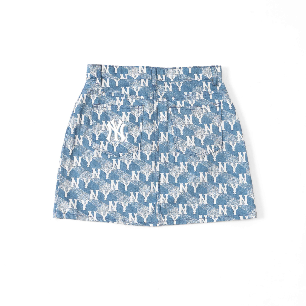 SET ĐỒ DENIM M.L.B CUBE MONOGRAM NY PRINTED