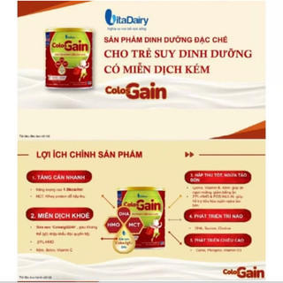 HSD 11/2026 COLOS GAIN 0+ 800g ĐẦY ĐỦ QR CODE