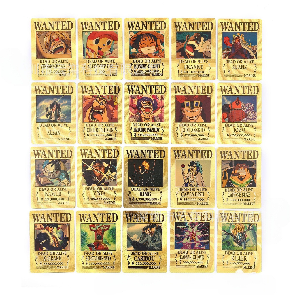 Thẻ Bài One Piece Mạ Vàng 55 Thẻ, Thẻ Bài Luffy Zoro Nhân Vật Truyện Tranh Đảo Hải Tặc, Bộ Sưu Tập Nhân Vật Yêu Thích