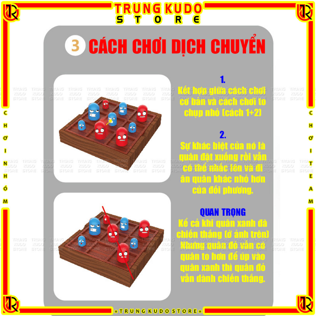 Caro Tic Tac Toe Vui Nhộn  - Đồ Chơi Sáng Tạo XO Chơi 2 Người Dạng Broadgame