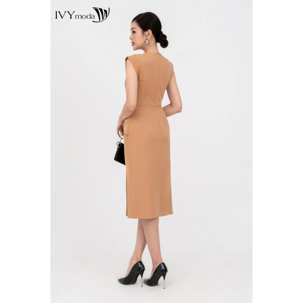 Đầm chữ A dạo phố nữ IVY moda MS 41M8390