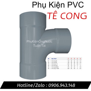 Tê cong nhựa pvc chính hãng