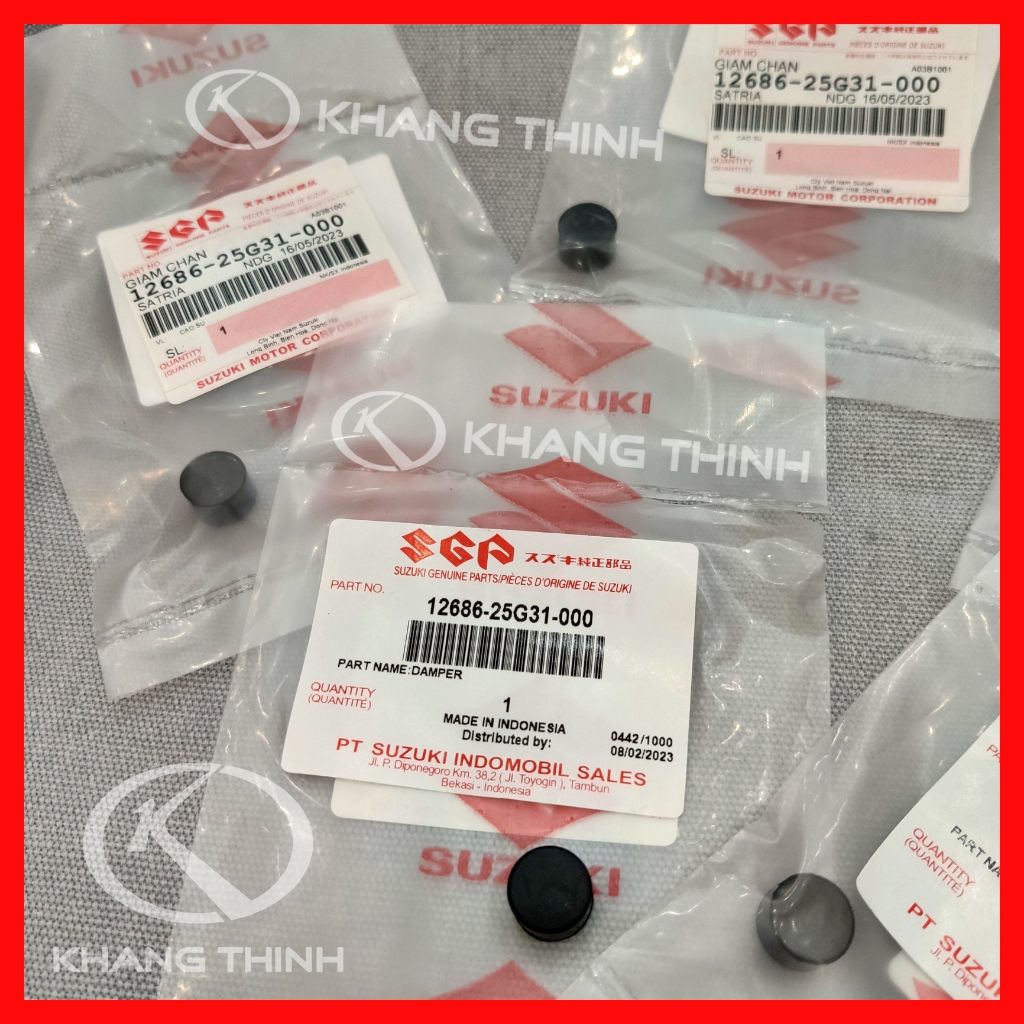 Cao su trục cân bằng ( tạ dên -1 cục) Raider Fi-Satria Fi-Gsx-Bandit 150 - Hàng Chính Hãng