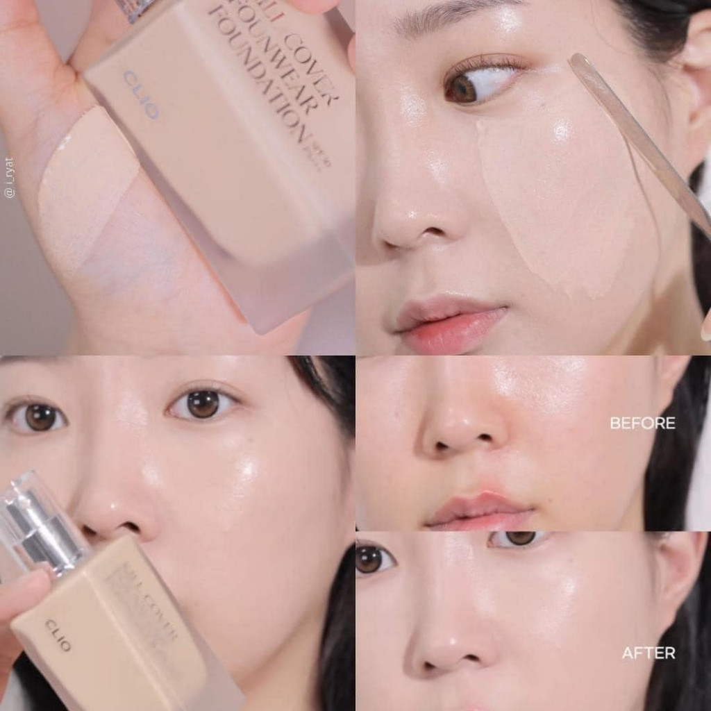 Kem Nền Che Khuyết Điểm Clio Kill Cover Founwear Foundation SPF30 13g - 38g