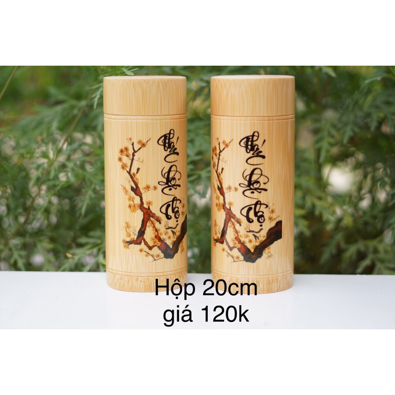 Hộp tre cao 20cm