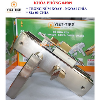 [Hỏa tốc HCM] KHÓA TAY GẠT VIỆT TIỆP PHÒNG NGỦ 04509 - BH 3 NĂM