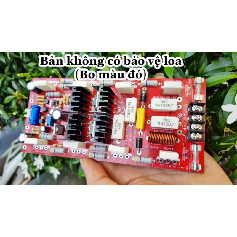 Mạch công suất 8 sanken mono 2U 18cm có bảo vệ loa tích hợp