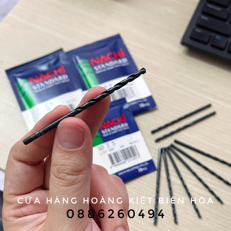 MŨI KHOAN NACHI TỪ 2.0mm- 4.0mm