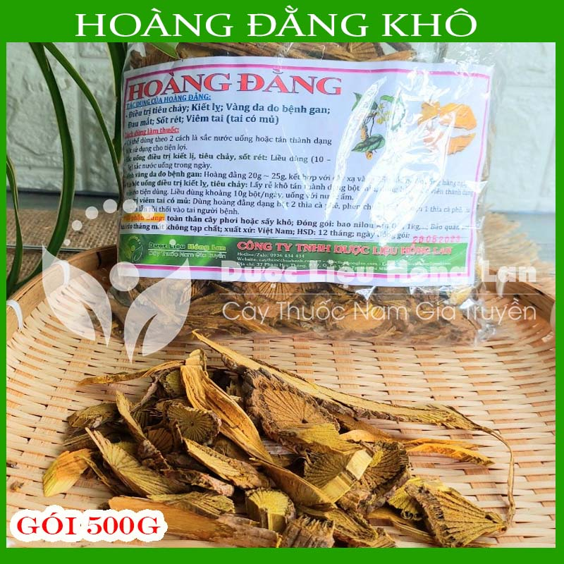 Hoàng Đằng khô đóng gói 500gam - Công Ty Dược Liệu Hồng Lan