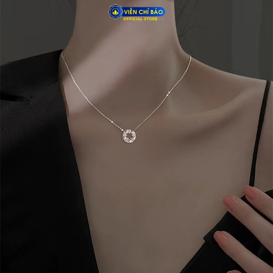 Dây chuyền bạc nữ Lineline love chất liệu bạc 925 thời trang phụ kiện trang sức nữ Viễn Chí Bảo D400468