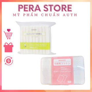 Bông tẩy trang MINISO Nhật Bản 180 miếng, 1000 miếng