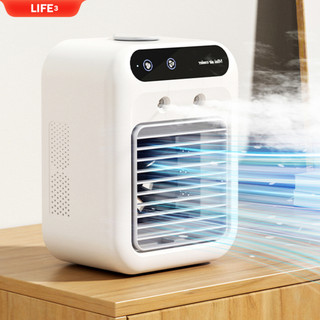 Quạt Điều Hoà Mini Xiaomi Youpin 3Life 500ml 2 Tốc Độ Gió Chế Độ Phun Nước Ướt Làm Mát