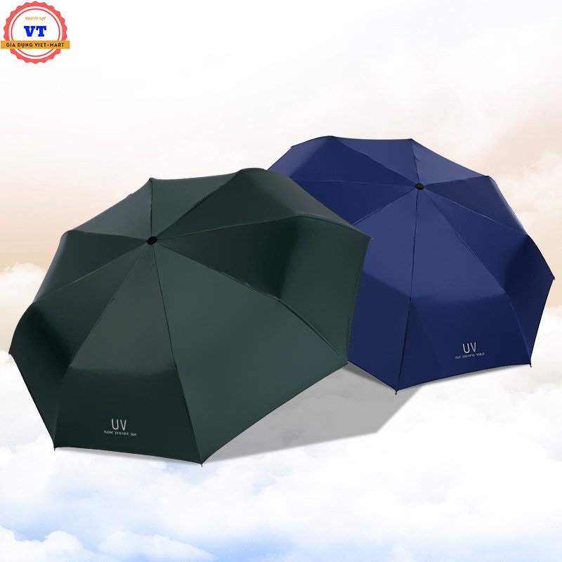 Ô tự động 2 chiều có nút đóng mở gấp gọn phủ lớp chống tia UV 2 lớp , ô dù chống nắng chất lượng cao