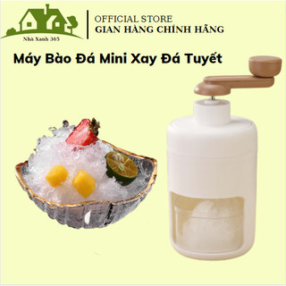 [Hàng HOT 2023] Máy Bào Đá Mini Xay Đá Tuyết Quay Bằng Tay Đa Năng Cho Gia Đình